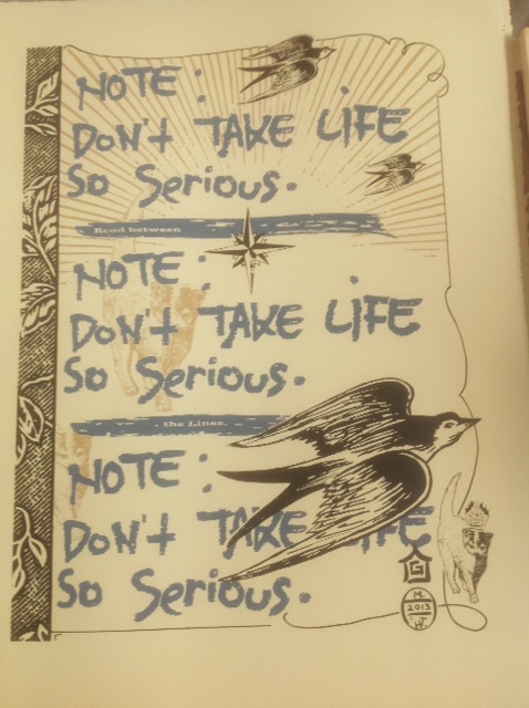 "Enlightened on a Serious Note"