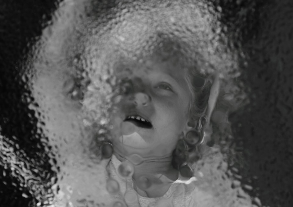 ["Helen Estelle," black and white photograph; 2012.]