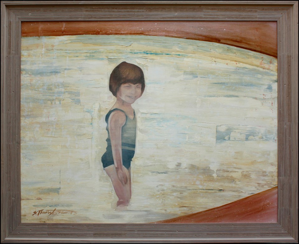 ["Only Lonely When I’m Not Alone," oil on panel, 32 x 40; 2013.]